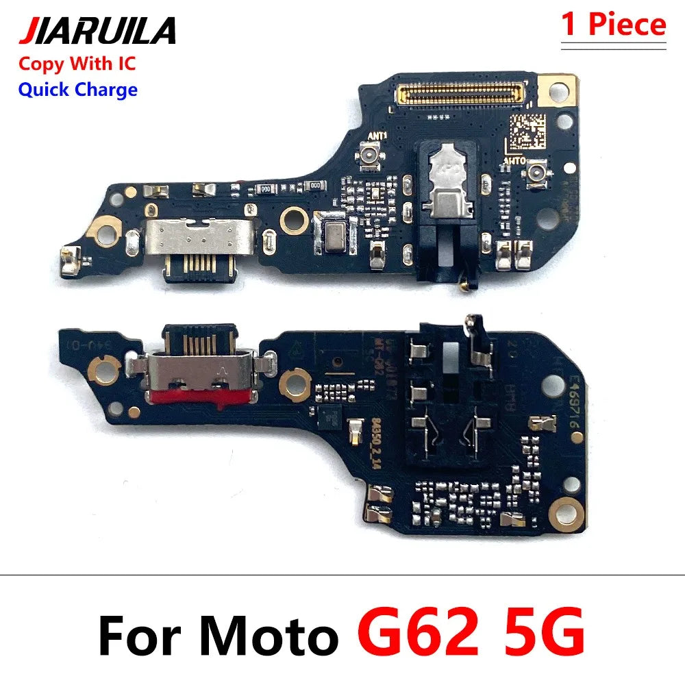 USB Charging Board Port Dock Charger Connector Flex Cable For Moto E6i E7i E22i E32 G24 Power G04 G14 G54 G64 G84 G42 G62 5G Motorola phone repair parts