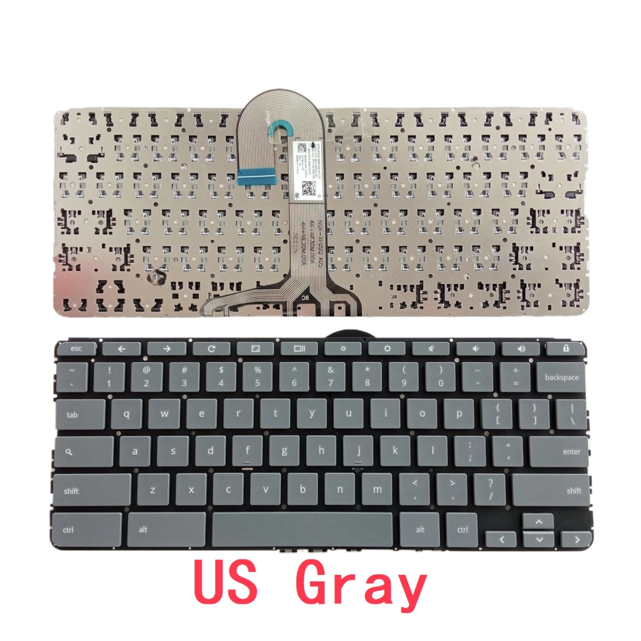 New US Spanish Latin Laptop Chromebook Keyboard For HP Chromebook X360 11-ae 11-ae027nr Notebook PC Replacement  HP laptop repair parts