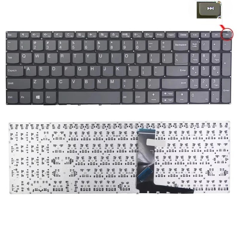 Upper case keyboard for Lenovo 15s 15s ARE  IML IIL 2020 IdeaPad 3 15IML05 topcase palmrest  keyboard cover touchpad Lenovo laptop repair parts