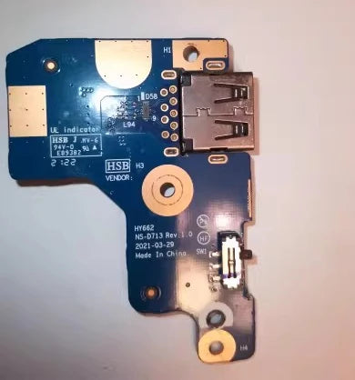 USB Board For Lenovo Legion 5-15ACH6 R7000P Y7000P 2021 NS-D601 NS-D741 NS-D711 NS-D571 NS-D713 NS-D931 Card reader board Lenovo laptop repair parts