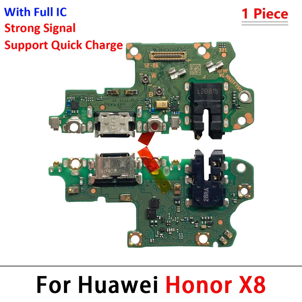 New For Huawei Honor 50 60 70 Pro Se lite X7 X7A X8 X8A X9 5G USB Charge Port Jack Dock Connector Charging Board Flex Cable Huawei phone repair parts