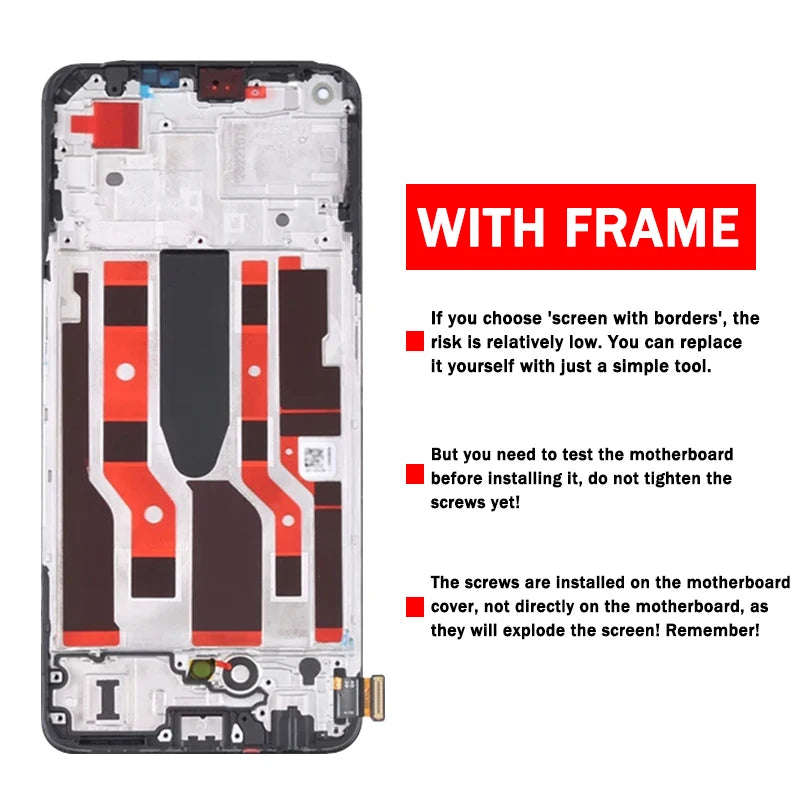 6.43“”Super AMOLED For OnePlus Nord N20 5G LCD Display Screen Touch Panel Digitizer For 1+Nord N20 5G GN2200 CPH2459  LCD  OnePlus phone repair parts