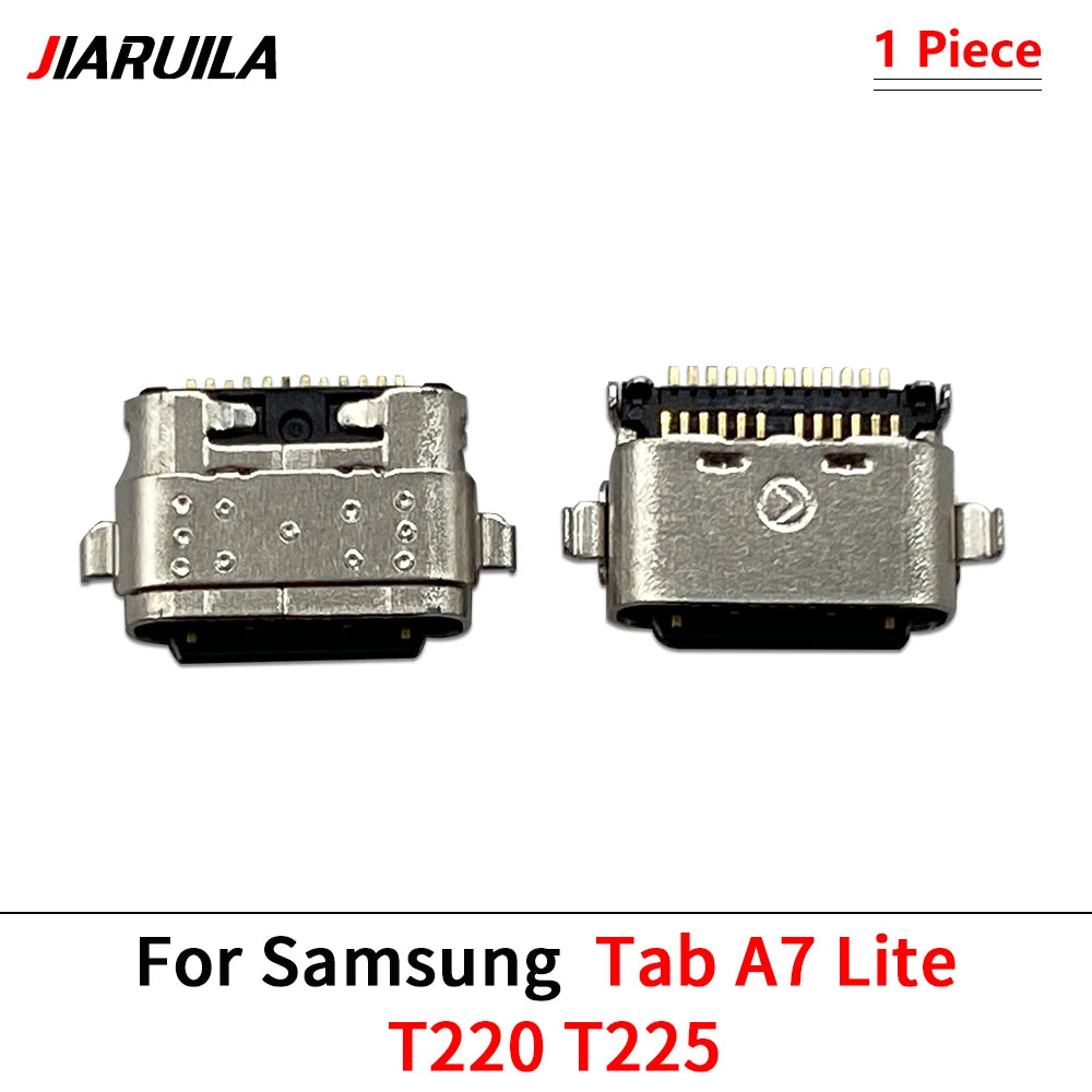 2Pcs, USB Charging Port Connector Charge Jack Socket Plug Dock For Samsung Tab T500 T505 T507 T220 T225 T290 T295 T297 X200 X205 Samsung phone repair parts