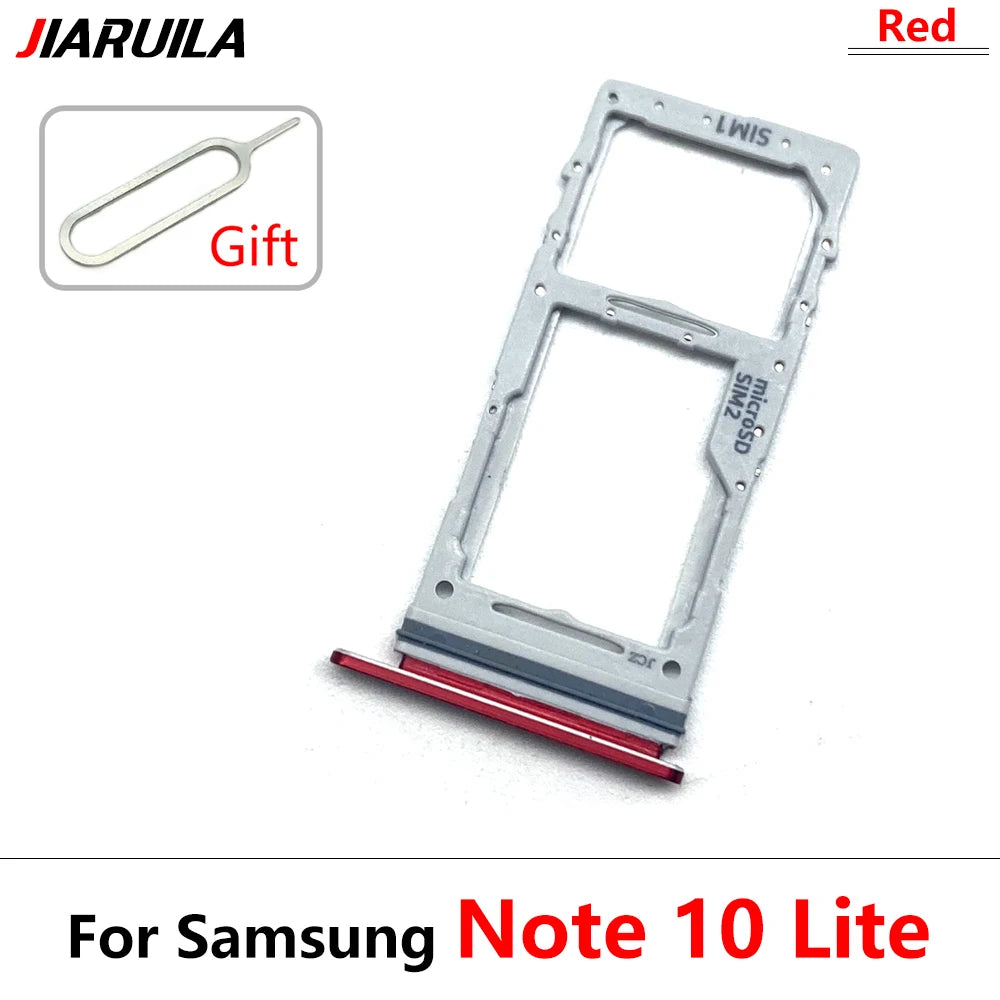New Sim Card Tray Reader Socket Slot Holder For Samsung Note 10 Plus Lite / Note 20 Ultra Dual SIM Replacement Part Samsung phone repair parts