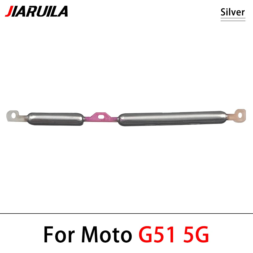 10Pcs/Lot, New For Motorola For Moto G10 G20 G30 G60 G60s G31 G71 G51 5G Power Volume Side Button Key Replacement Parts Motorola phone repair parts