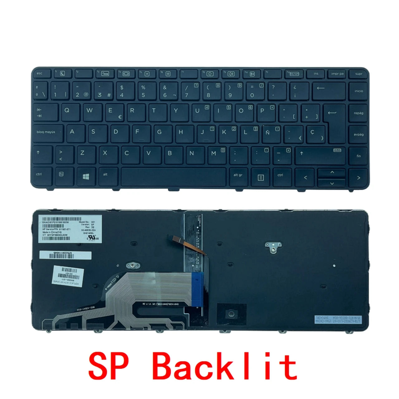 New US Russian Spanish Arab Laptop Backlit Keyboard For HP Probook 430 G3/ 430 G4/ 440 G3/ 440 G4/ 445 G3/ 640 G2/ 645 G2  HP laptop repair parts