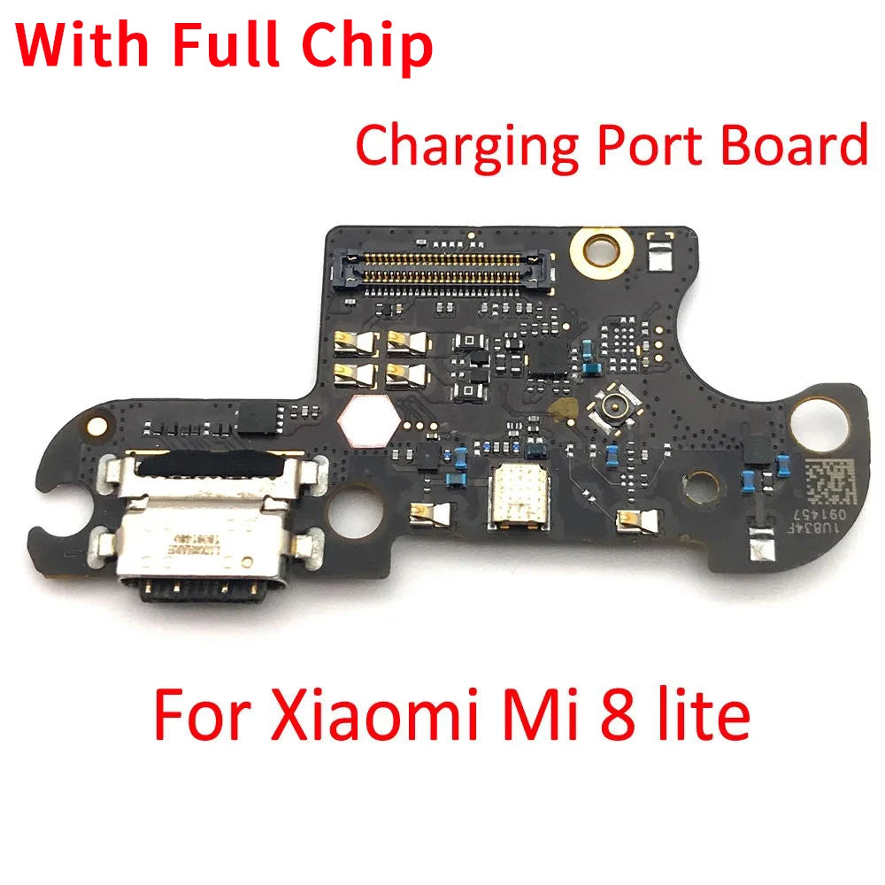 For Mi8 Charging Port Board For Xiaomi Mi 8 Mi8 lite Mi8 Se Dock Connector With Mic Microphone Module For Mi8 Pro Xiaomi  Xiao mi phone repair parts