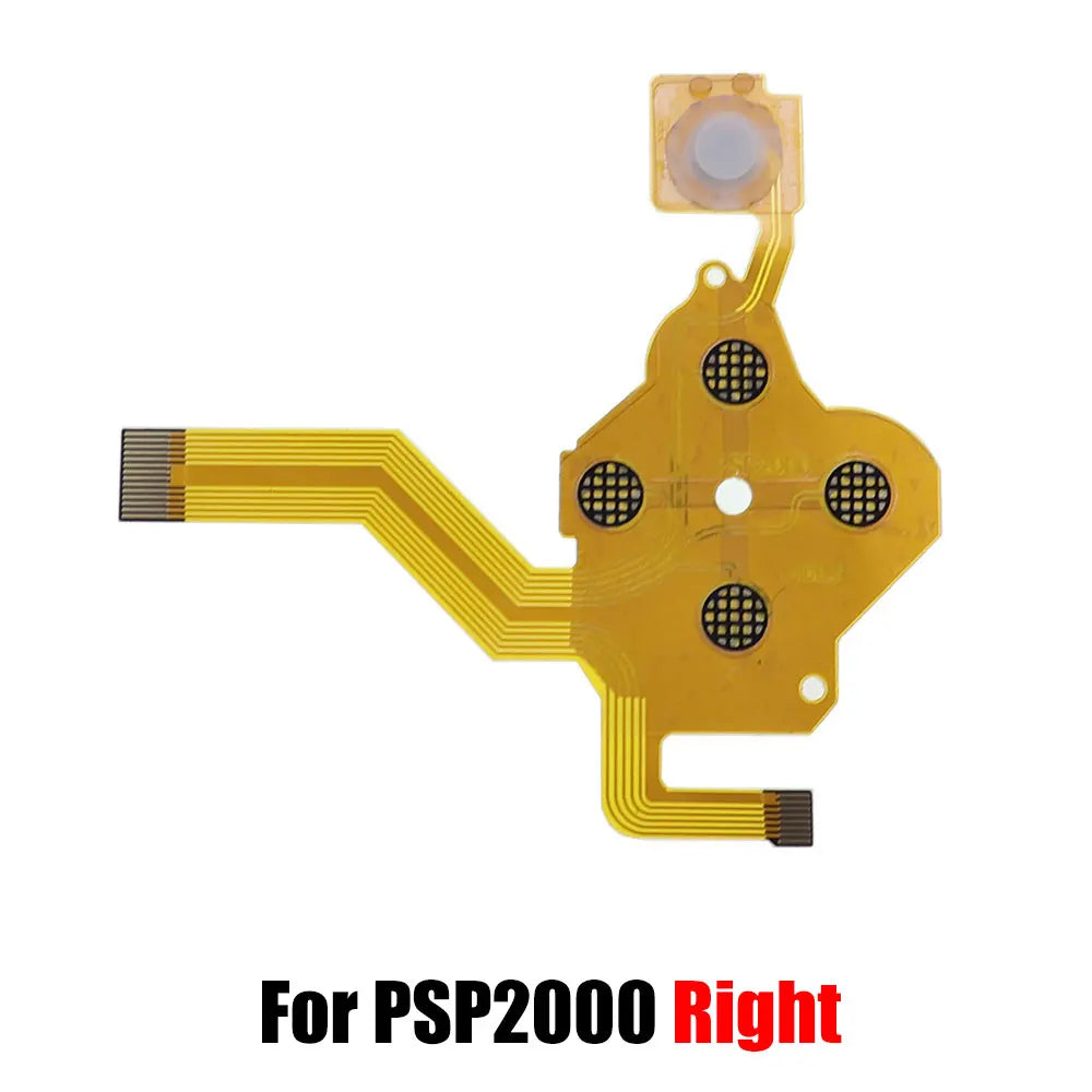 Replacement  L R Left Right Conductive Film Flex Cable Volume Button PCB Keypad Ribbon Cable For PSP 1000 2000 PSP3000 095 Game console repair parts