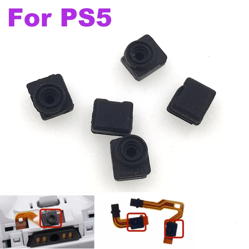 2-10pcs For PS5 Microphone Rubber Cover Built-in Microphone Protective Cover for PS5 Game console repair parts