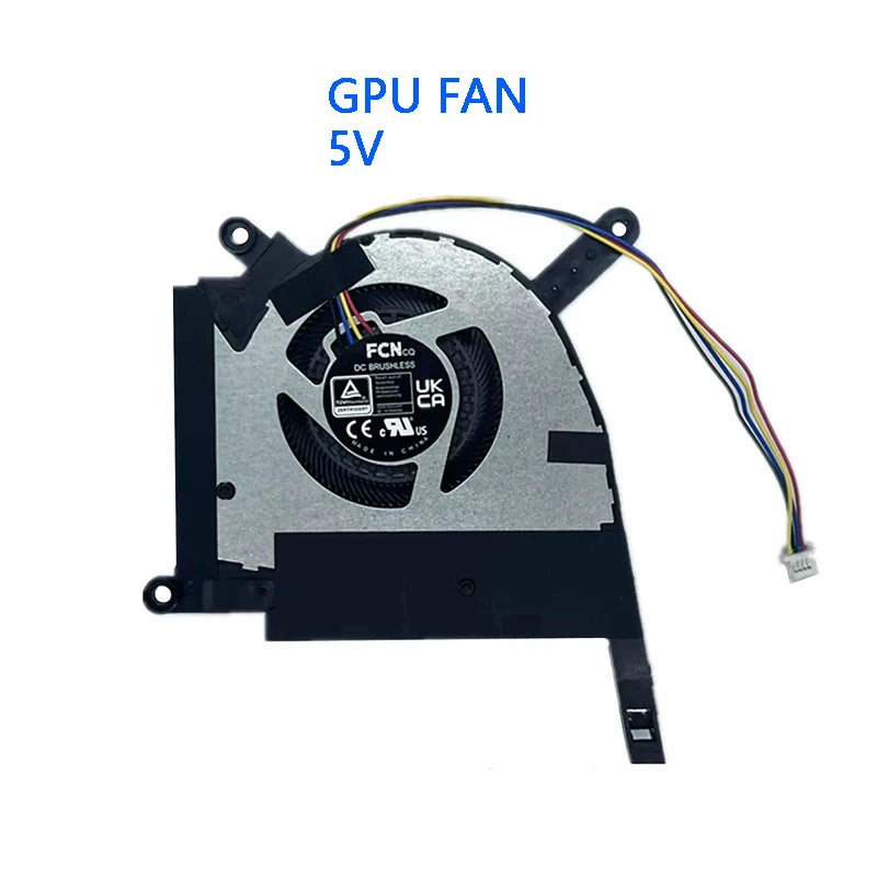 New Original Laptop CPU GPU Cooling Fan For ASUS TUF 3/4/5 FX507 FX507Z FA507 FA507R ZC FX707ZR FA707 ASUS laptop repair parts