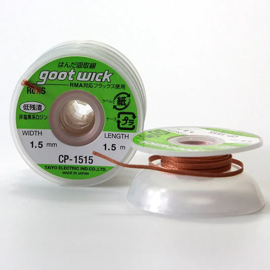 High Quality GOOT Desoldering Wick with Braided Copper Wire 2015 1515 3015 3515 2515 Repair Tools Professional Repair Tools