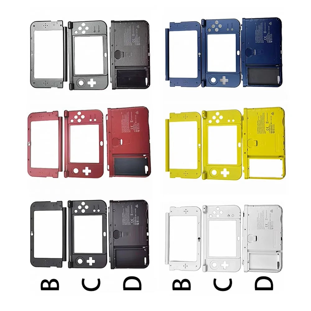 Replacement For New 3DS XL/LL Top Upper Screen Frame Bottom Middle Shell Battery Cover BCD Housing Case Buttons Kit Game console repair parts