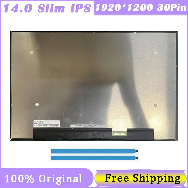 14 Inch Slim IPS Screen For N140JCA-EEL LP140WU1-SPB2 MNE007JA1-1 NV140WUM-N42 NV140WUM-N43 B140UAN03.2 1920X1200 30 Pin EDP