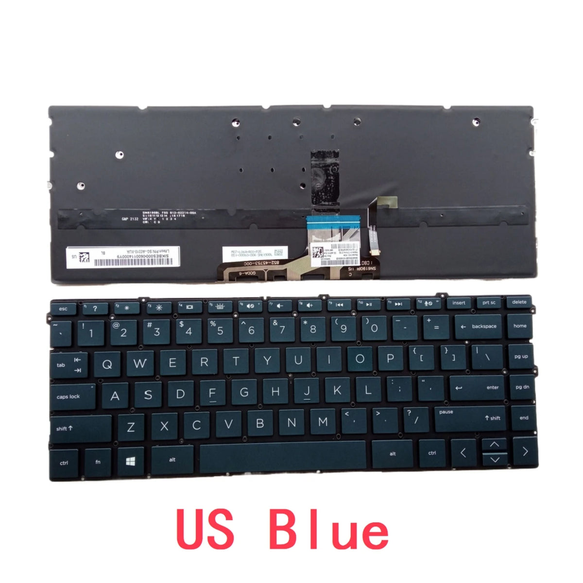 New US Spanish Laptop Backlit Keyboard For HP Spectre x360 13-AW 13-AW0003DX 13-AW0008CA 13-AW0013DX 13-AW0020NR 13-AW0023DX  HP laptop repair parts