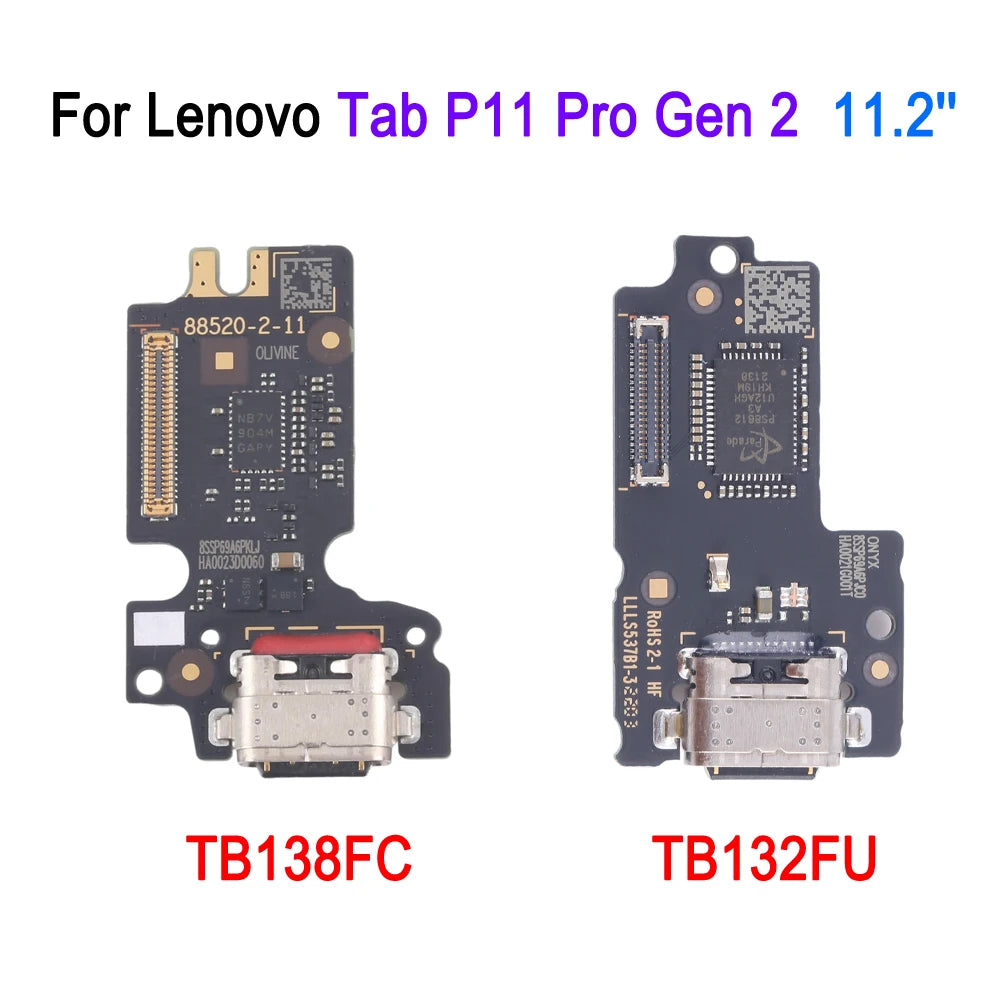 TB138FC / TB132FU USB Charging Port Board For Lenovo Tab P11 Pro Gen 2 11.2-inch TB138FC / TB132FU Charging Port Board Lenovo Tablet repair parts