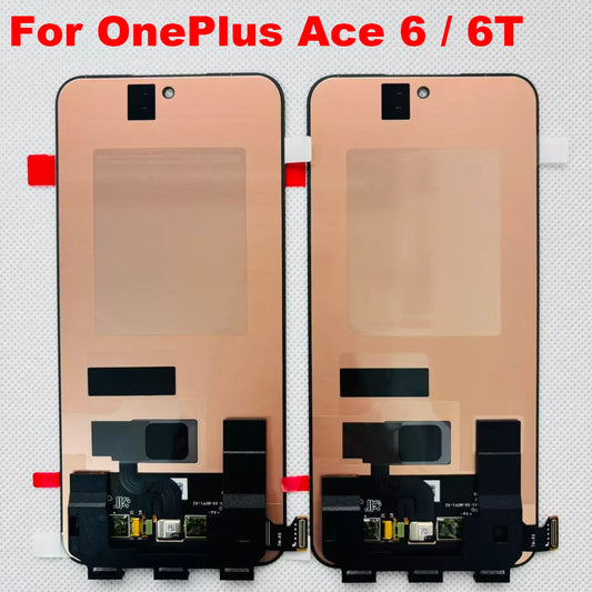 6.83" Original 165Hz AMOLED For OnePlus Ace 6 PLQ110 LCD Display Touch Screen Panel Assembly For OnePlus Ace 6T PLR110 LCD  OnePlus phone repair parts