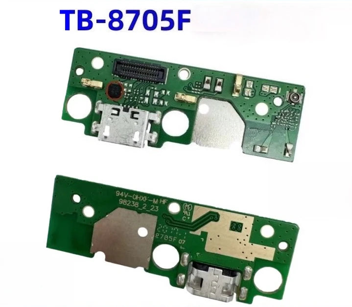 USB Charging Port Connector Plug Jack Charge Dock Board Flex Cable For Tab TB-8506x TB-8705 lcd  power Volume cable repair Lenovo tablet repair parts