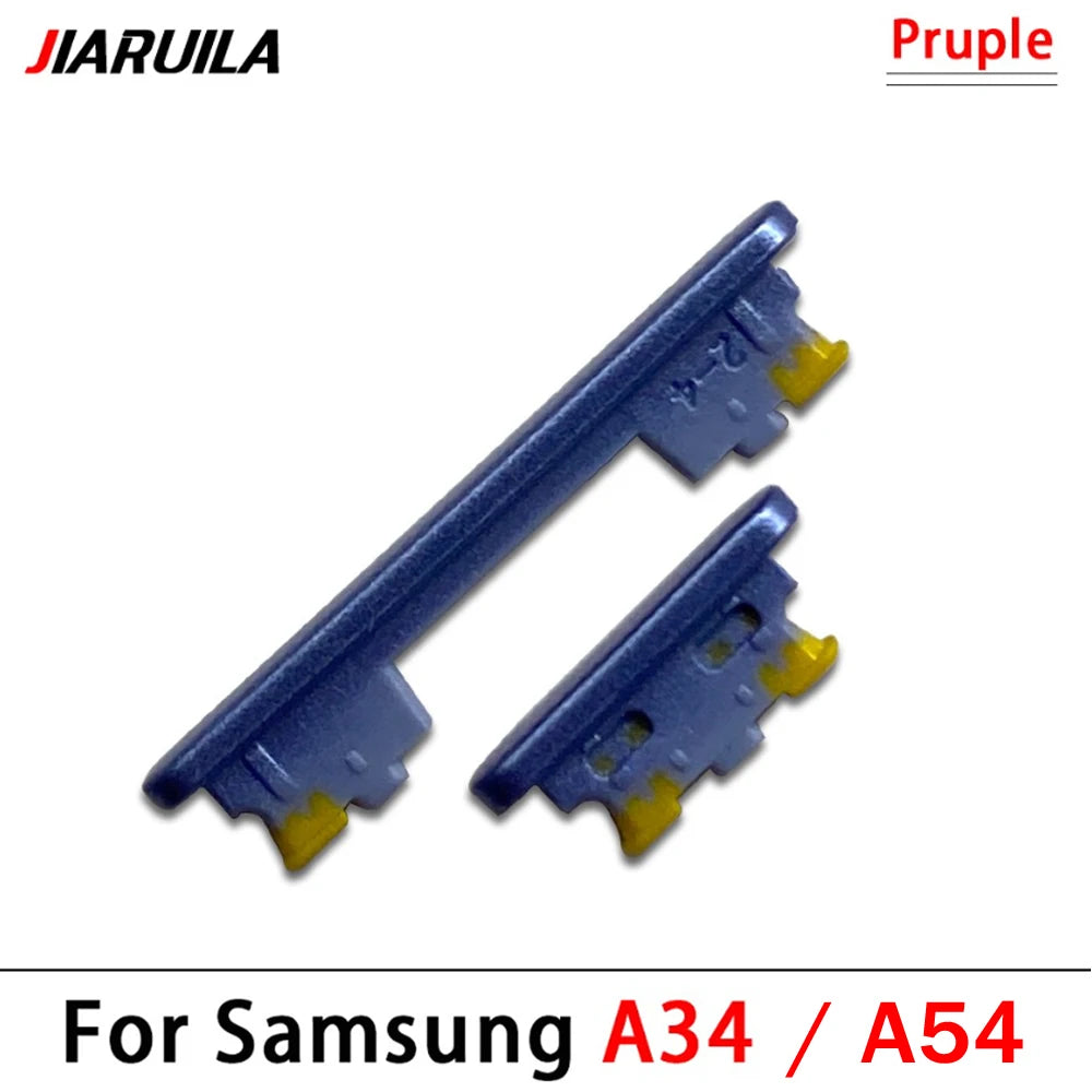 New For Samsung A14 A24 A34 A54 4G 5G Side Key Power and Volume Buttons Button Replacement Parts Samsung phone repair parts