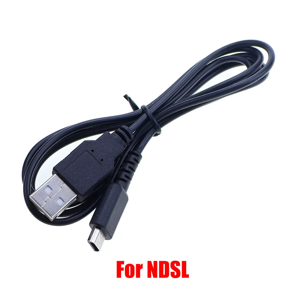 For DS Lite DSL NDSL GBM For NDSi 3DS New 3DS XL LL NDS GBA SP Game Console USB Data Charger Line Charging Power Cable Cord Game console repair parts