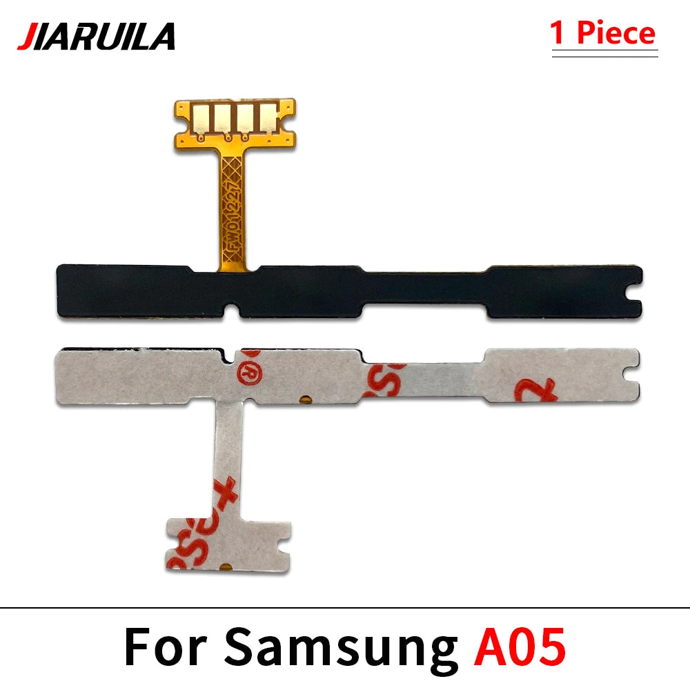 50Pcs, Power on off Volume Key Button Flex Cable For Samsung A13 A23 A33 A73 A53 A14 A24 A34 A54 A15 A35 A55 A04 A05 A05 4G 5G Samsung phone repair parts