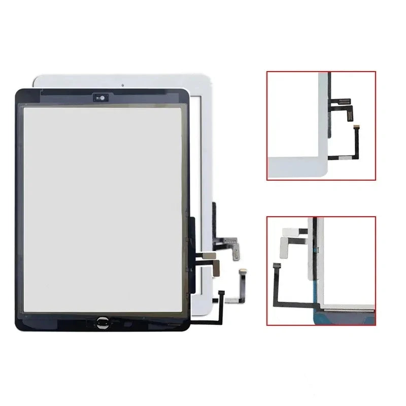 Touch Screen For Apple iPad 5 6 5th 6th A1822 A1893 iPad 9.7 2017 2018 iPad Air 1 2 A1474 A1566 Digitizer Front Glass Display  iPad repair parts