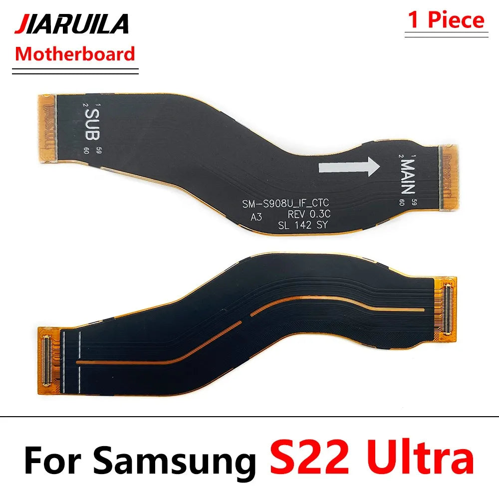 New Main Board Motherboard Mainboard Connector Board Flex Cable For Samsung S20 S21 S22 S23 S24 Plus Ultra Fe Samsung phone repair parts