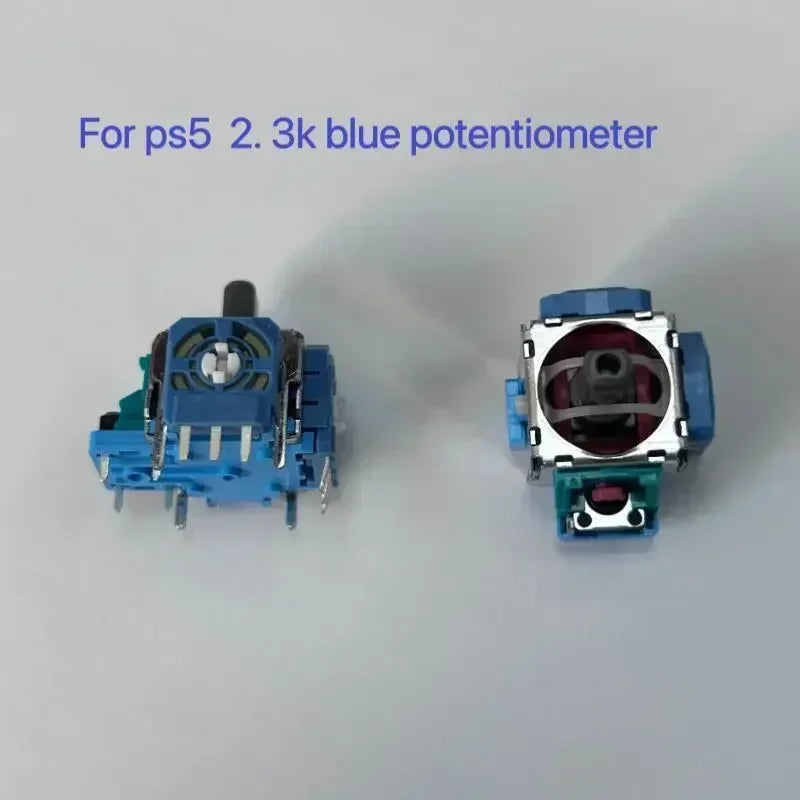 10pcs Original for Ps5 Dualsense Gamepad Controller 3D Analog Stick for Playstation 5 Joystick Button 2.3K Blue Potentiometer Game console repair parts