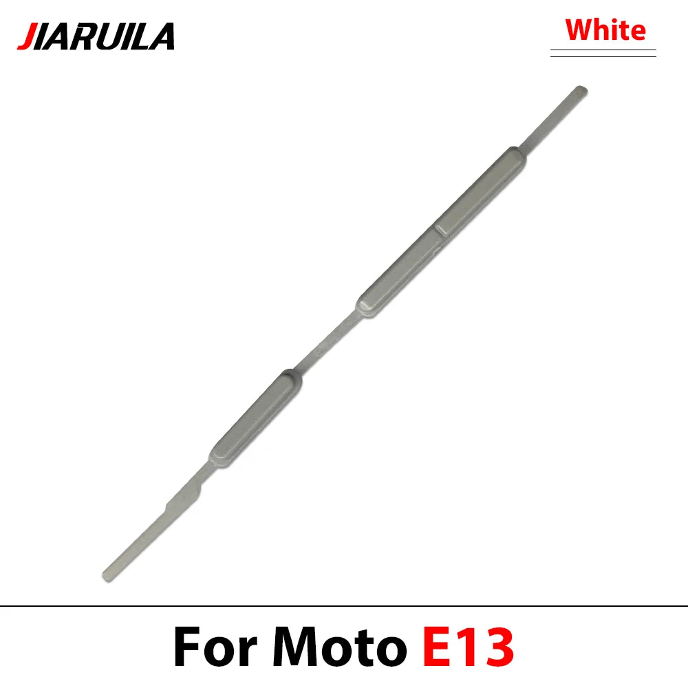 New For Motorola Moto E13 E14 E20 E30 E40 E22 E32 Side Power Key + Volume Button Replacement Parts Motorola phone repair parts