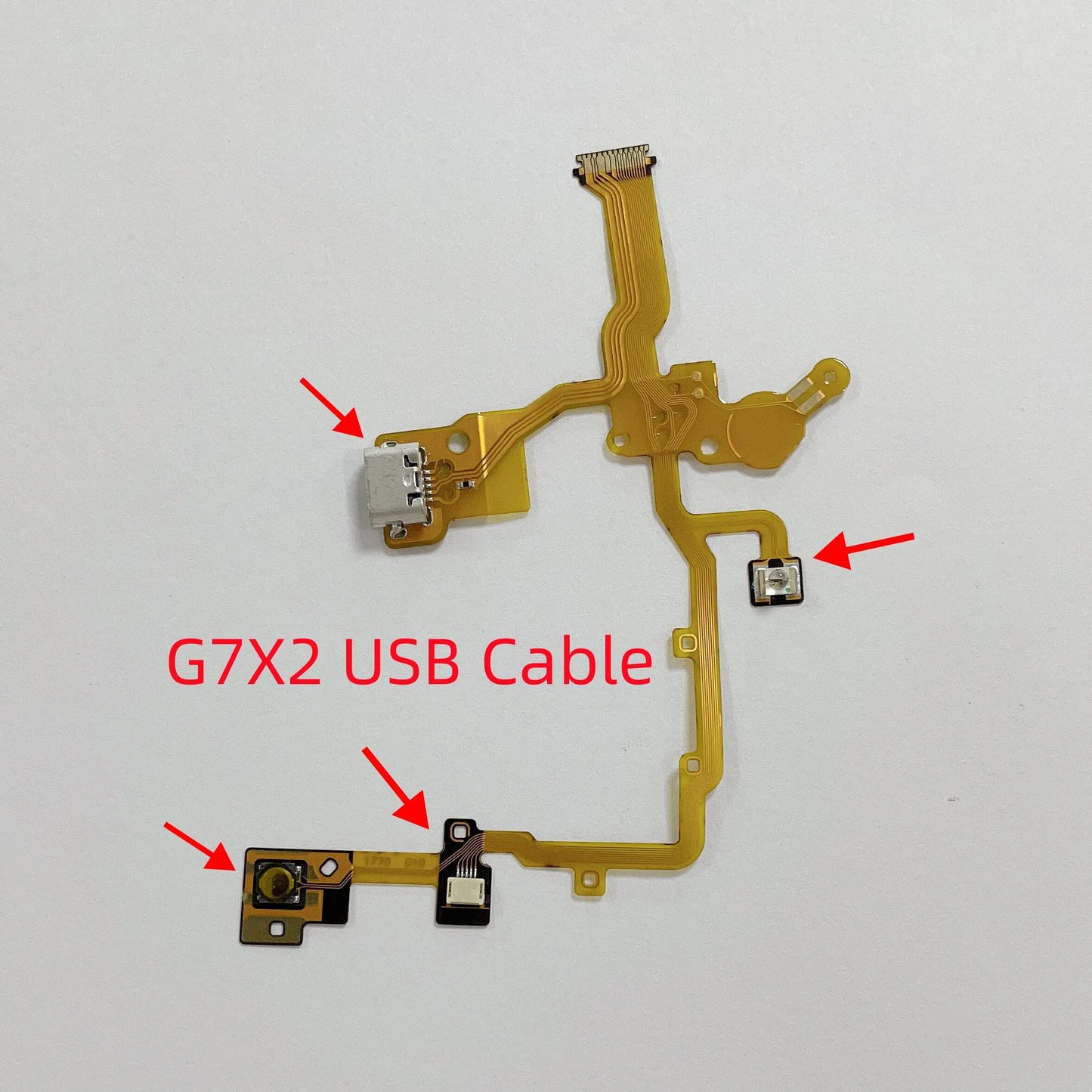 New G7X2 USB Flex Cable with Socket for Canon G7XII G7X2 G7X ii Camera Repair Part  Digital Camera repair parts