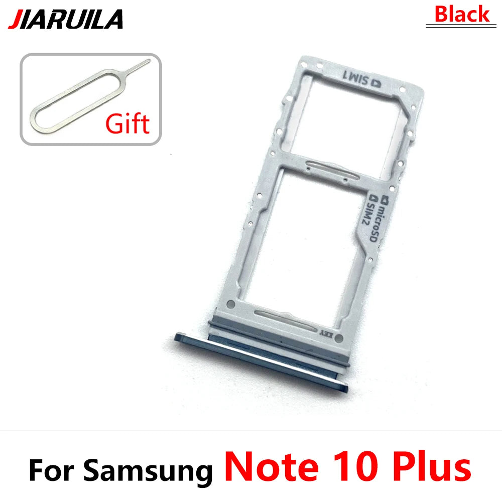 New Sim Card Tray Reader Socket Slot Holder For Samsung Note 10 Plus Lite / Note 20 Ultra Dual SIM Replacement Part Samsung phone repair parts