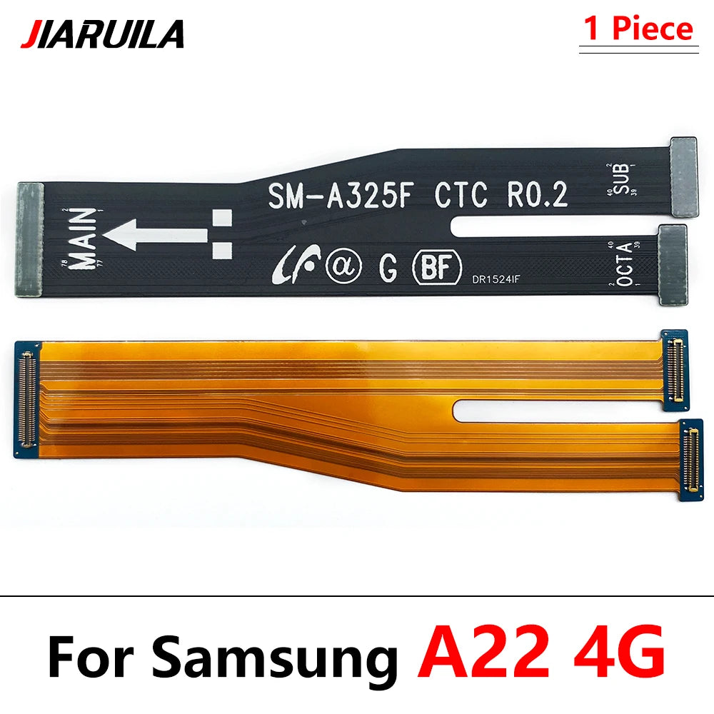 50Pcs, Main Board Connector Mainboard Flex Cable For Samsung A32 A52 A22 A72 A53 A33 A73 A24 A34 A54 A15 A25 A35 A55 4G 5G Samsung phone repair parts