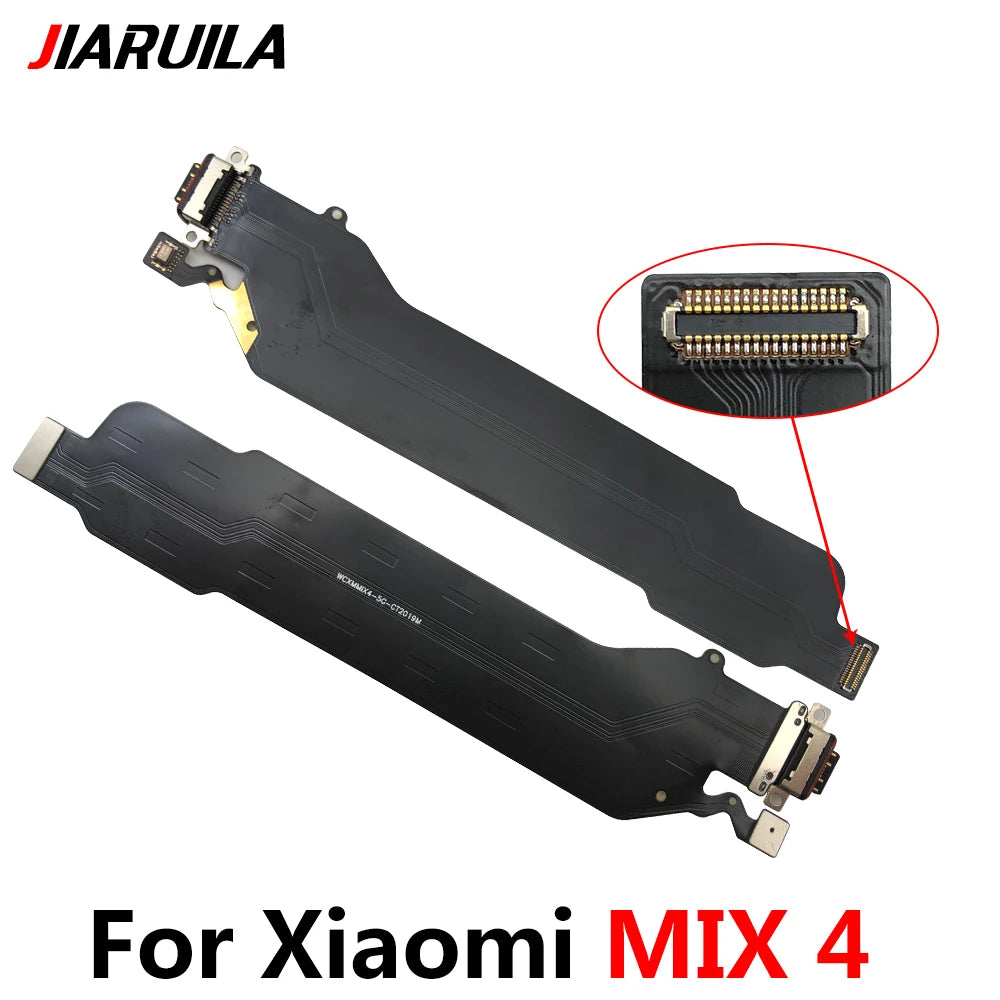 New USB Charging Port Board Flex Cable Connector Parts For Xiaomi Mi Mix 4 Mix4 5G Microphone Module  Xiaomi  Xiao mi phone repair parts
