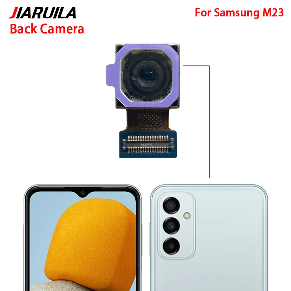 For Samsung M30 M13 M23 M53 M31 M32 M62 4G 5G Front Camera Flex With Back Rear Camera Module Flex Cable Samsung phone repair parts
