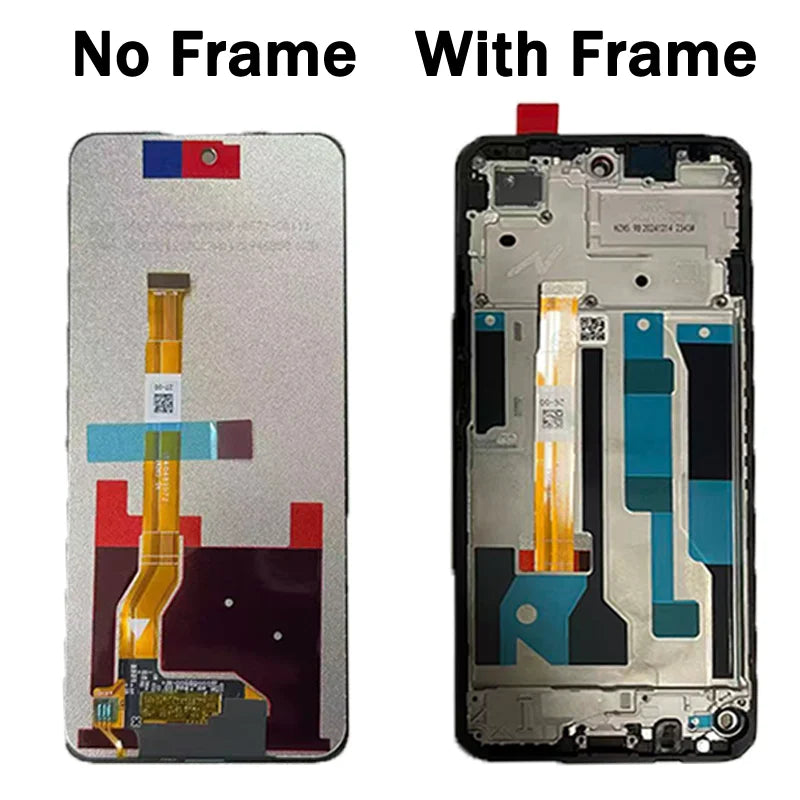 6.72" Tested C75 Screen Replacement for Realme C75 4G RMX3941 Lcd Display Touch Screen Digitizer Assembly with Frame Oppo phone repair parts Realme phone repair parts