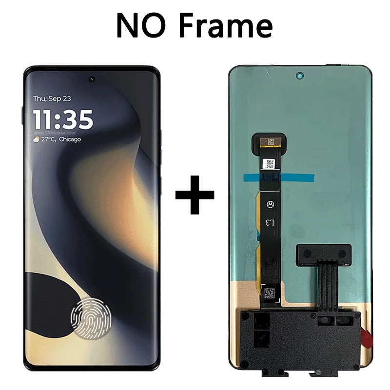 Edge 2024 Display With Fingerprint For Motorola Edge (2024) LCD XT2405V Display Touch Screen Digitizer Assembly Replacement Motorola phone repair parts
