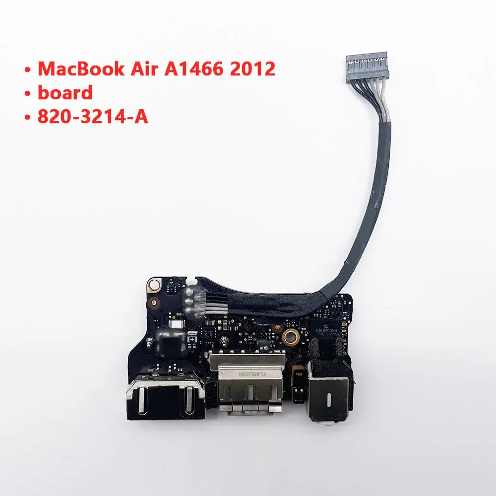 OEM For MacBook Air A1466 MD231 2012 2013 2014 2015 2016 2017 laptop USB audio DC Power Jack DC-IN Charging Flex Cable board Macbook repair parts