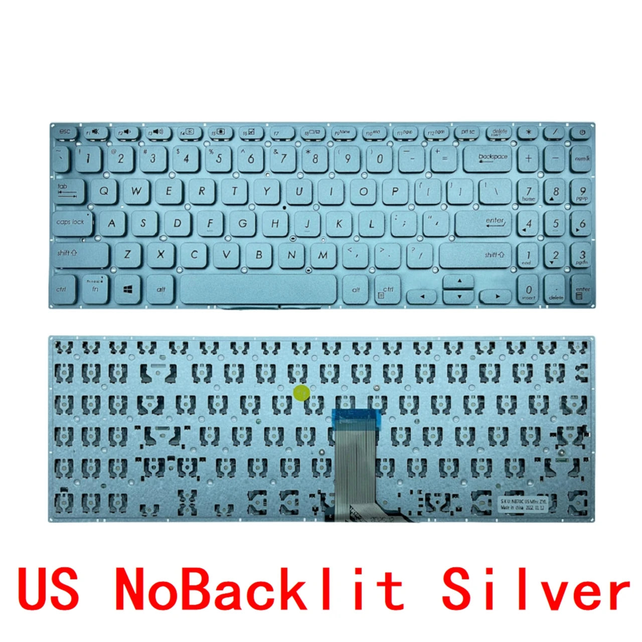 New US Russian Spanish Laptop Backlit Keyboard For ASUS vivobook S530 S15 S530U S530F S530UF S530FA S530FN X530M X530 S5300 ASUS laptop repair parts