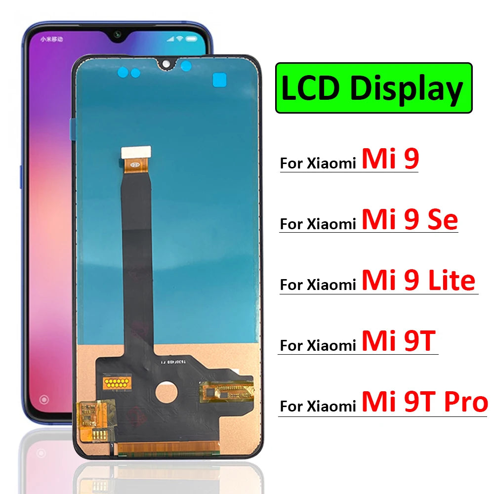 Display Screen for Xiaomi Mi 9 SE Lite Mi 9T Pro Lcd Display Touch Screen Digitizer For Xiaomi Mi 9 Mi9 Mi9T Pro  Xiaomi  Xiao mi phone repair parts