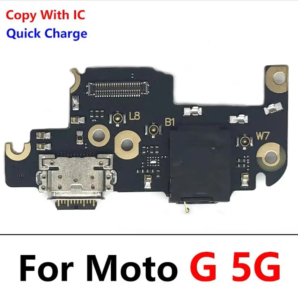 USB Charging Port Dock Charger Connector Board Flex Cable For Moto G Stylus Power Play Pure G 5G Plus 2020 2021 2022 2023 2024 Motorola phone repair parts