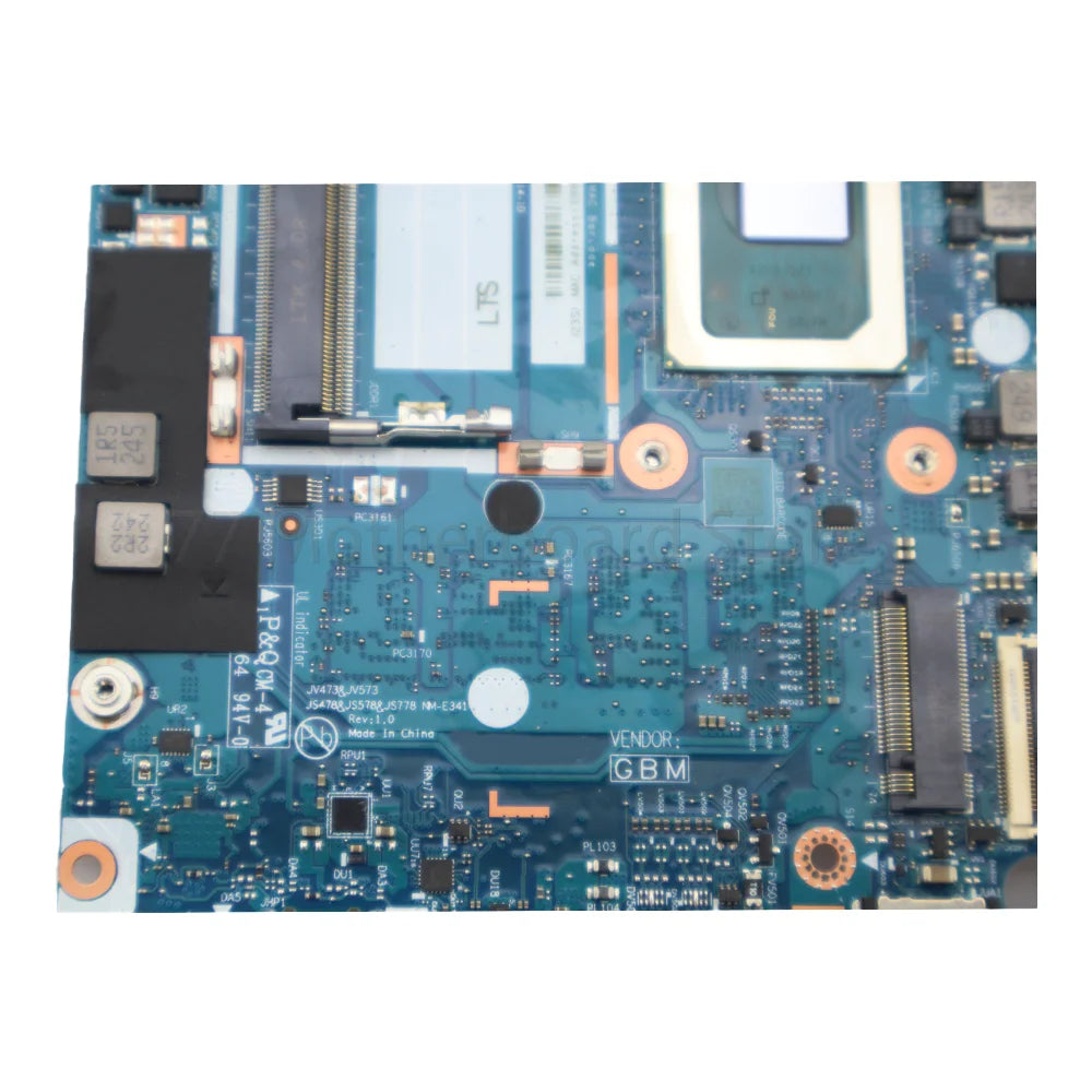 Laptop Motherboard For Lenovo Ideapad 3-17IAU7 3-14IAU7 3-15IAU7 NM-E341 With CPU i3-1215U i5-1235U i7-1255U RAM 8G 5B21F28602 Lenovo laptop repair parts