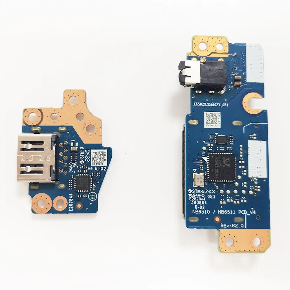 OEM For ASUS Vivobook Pro 15 OLED K6502 K6502Z K6502ZC K6502V K6502H K6502HC Laptop USB 3.5mm Audio Headphone Jack Port Board  ASUS laptop repair parts