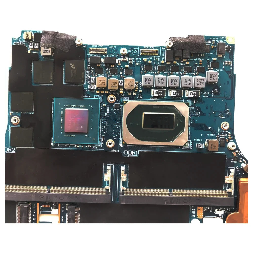 Laptop Motherboard for Dell XPS 15 9500 LA-J191P With CPU:I5-10300H I7-10750H I7-10875H I9-10855H GTX1650/1650Ti 4G RHXRG 0XWT2F Dell laptop repair parts