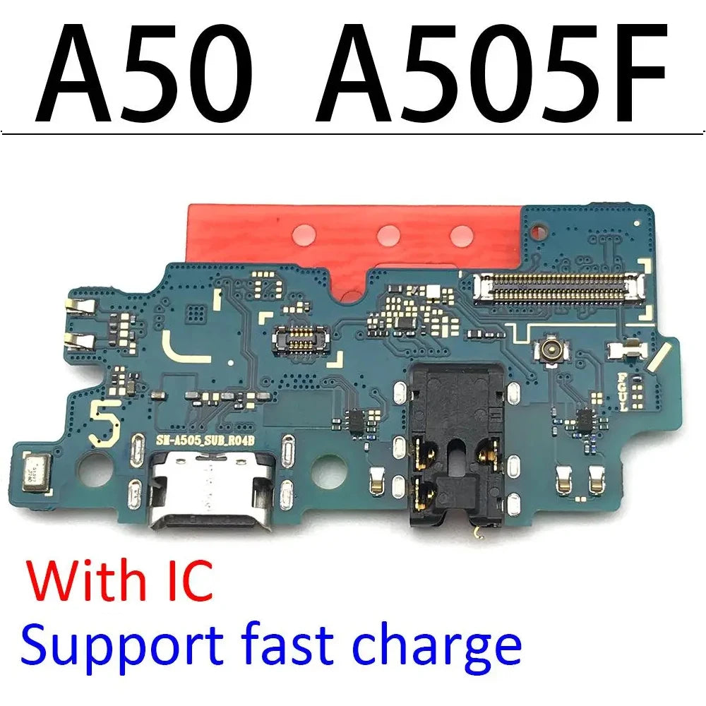 USB Charging Dock Connector Board Flex Cable For Samsung A70 A50 A40 A30 A20 A10 A11 A01 A21s A31 A51 A71 A30s A50s Link Samsung phone repair parts