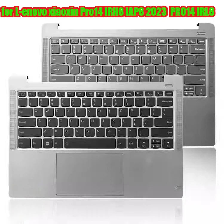 upper case keyboard palmrest topcase assembly for Lenovo xiaoxin Pro14 IRH8 IAP8 2023  PRO14 IRL8  keyboard shell Lenovo laptop repair parts