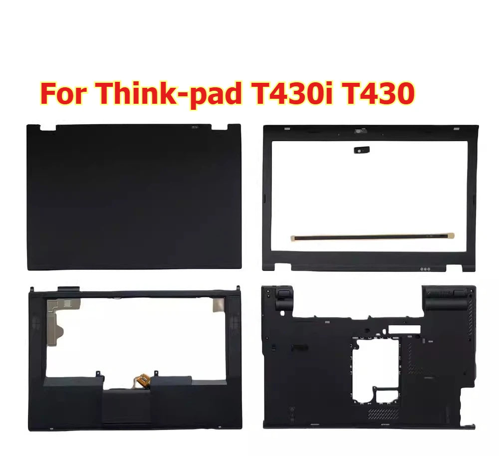 Cover case for Thinkpad T430i T430 upper lcd back housing bezel palmrest topcase shell hinge bottom cover Lenovo laptop repair parts