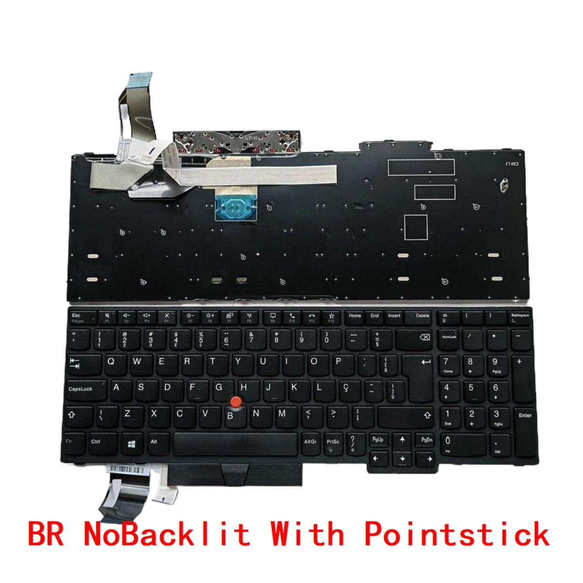 New US Spanish Brazil Language  Backlit Keyboard For Lenovo Thinkpad T15 Gen1 / P15s Gen1 Notebook PC Replacement Keyboard Lenovo laptop repair parts