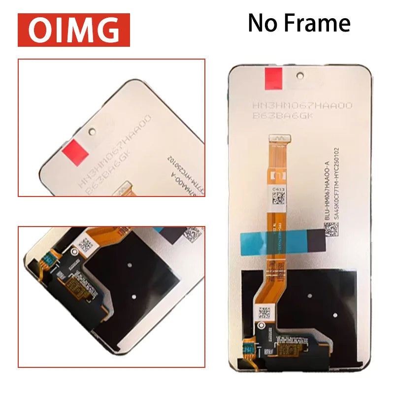 6.67 High Quality For Oppo A5 4G/5G LCD CPH2735 CPH2727 PKW120 Display Touch Screen Digitizer Assembly Replacement Oppo phone repair parts Realme phone repair parts