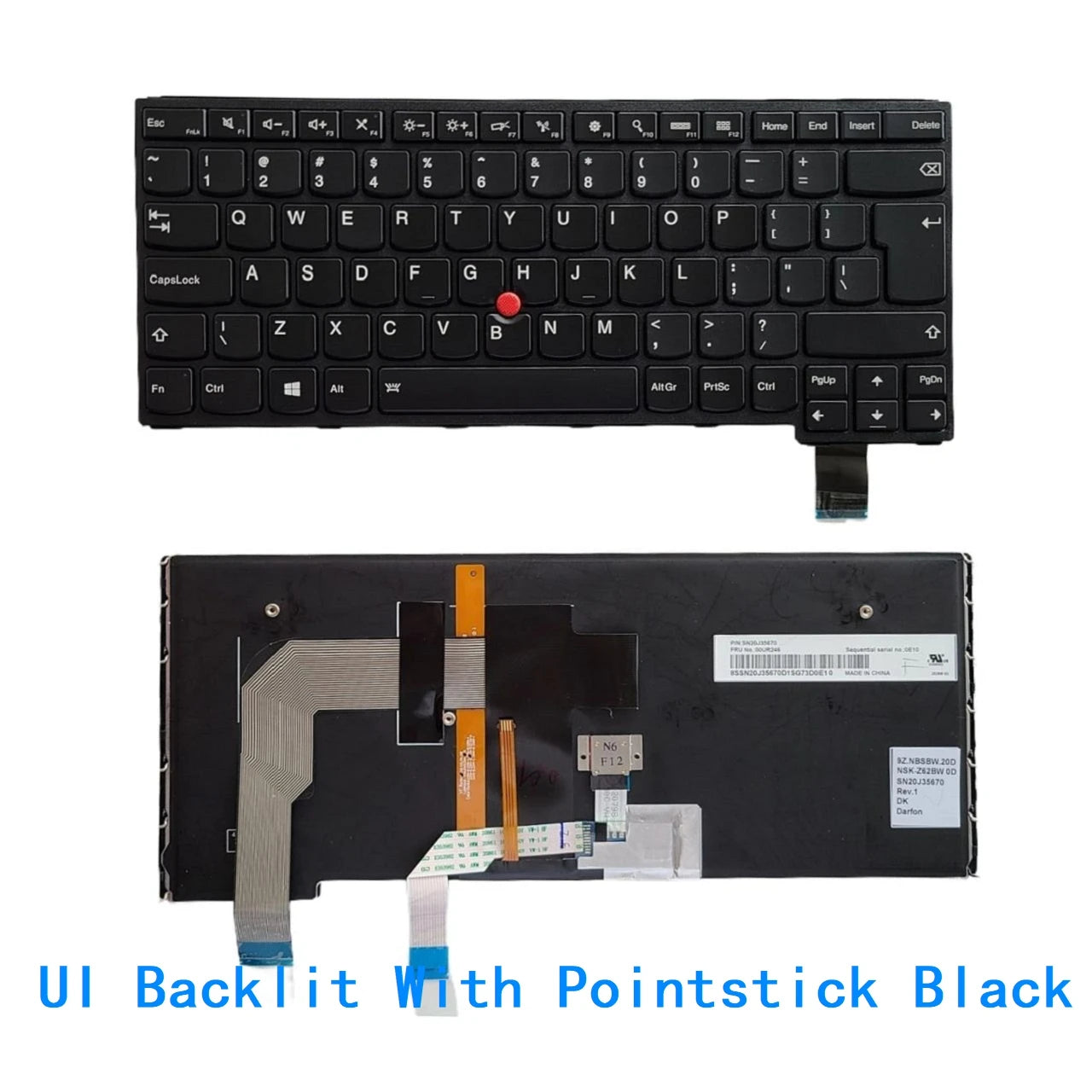New US UI Spanish Language  Backlit Keyboard For Lenovo Thinkpad Yoga 460 P40 Yoga S3 Yoga 14 Notebook PC Replacement Keyboard Lenovo laptop repair parts