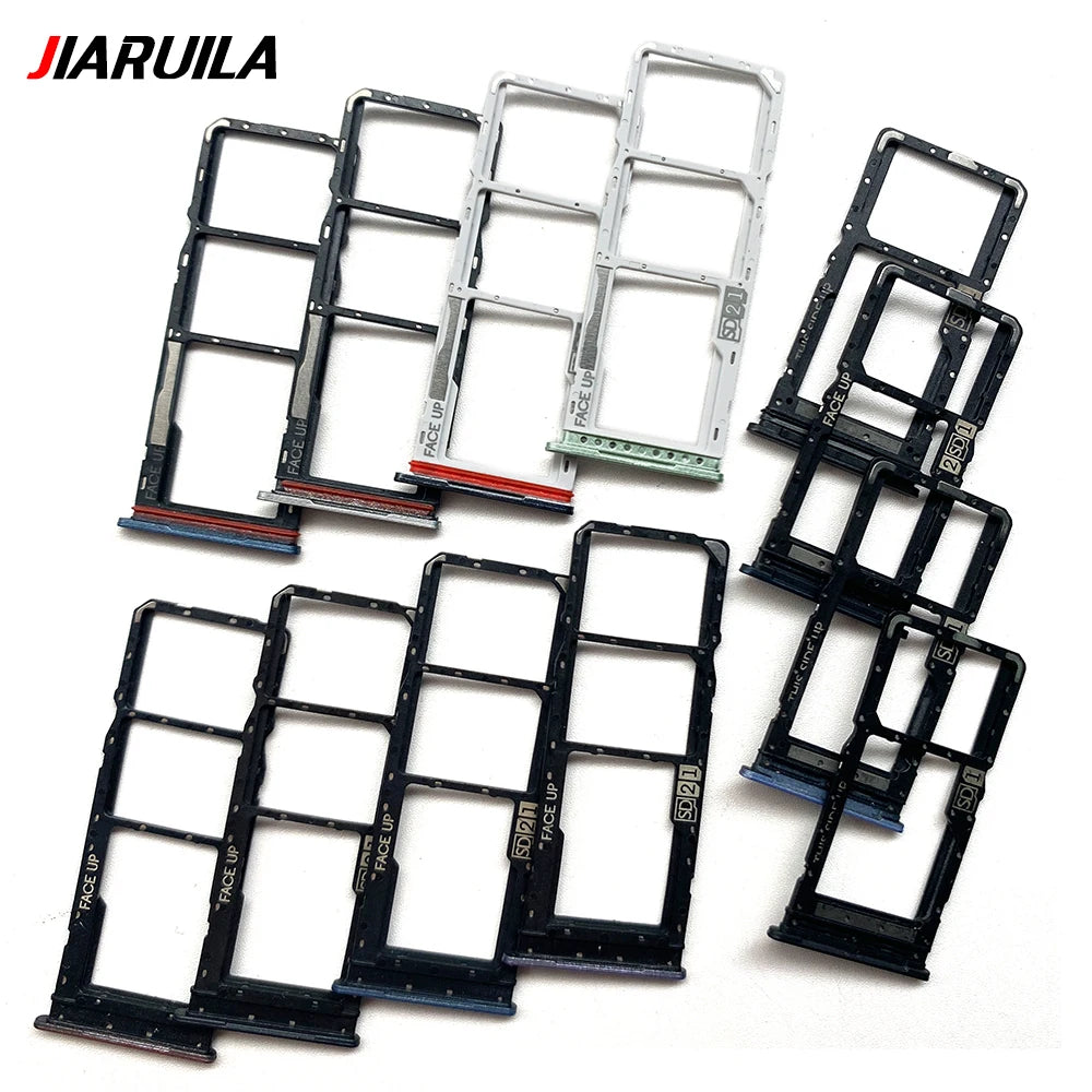 10Pcs/Lot, SIM Card Slot SD Card Tray Holder Adapter For Moto G22 G32 G52 G62 G72 G82 G13 G23 G53 G73 G04 G14 G24 G34 G54 G84 Motorola phone repair parts