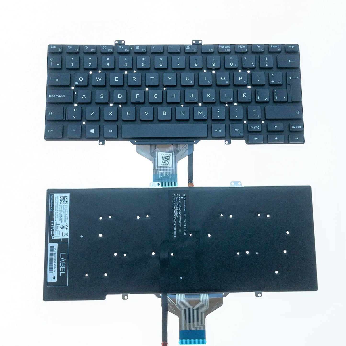 New Latin Laptop Backlit Keyboard For Dell Latitude 7400 E7400 L3400 5400 Notebook PC Replacement 0Y1F5WDell laptop repair parts